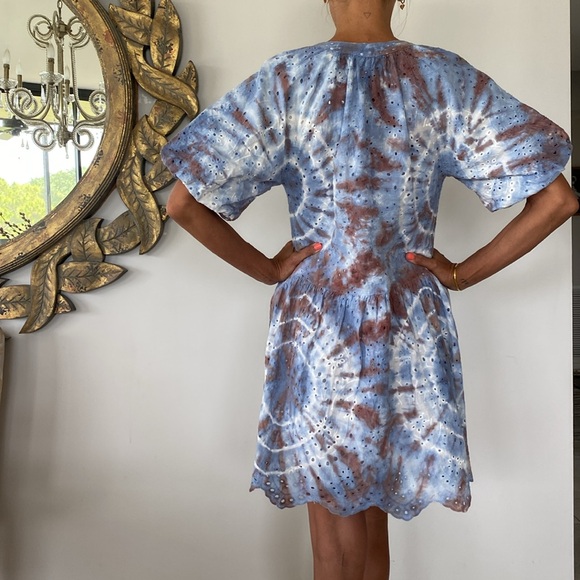Stitchdrop eyelet tie dye dress - Picture 6 of 14